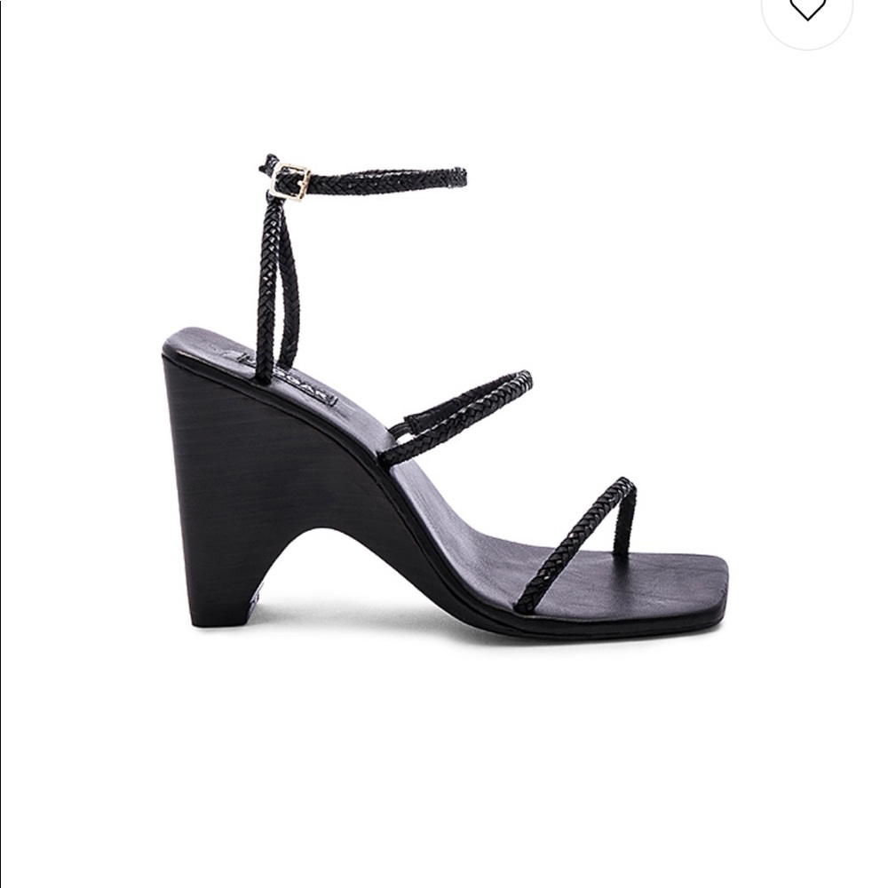 Black Jaggar Strappy Heels.
